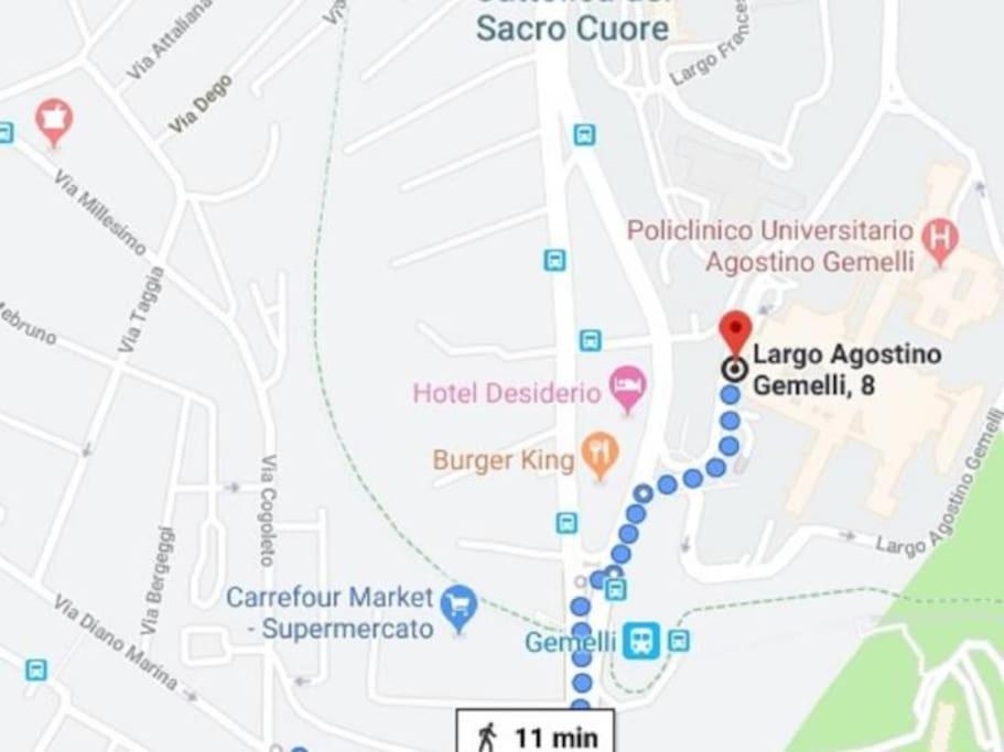 Apartament Ottimo Per Policlinico Gemelli, Non Lontano Da San Pietro Rzym Zewnętrze zdjęcie